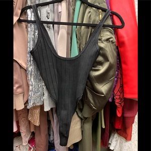 House of CB Perla Black Body Suit